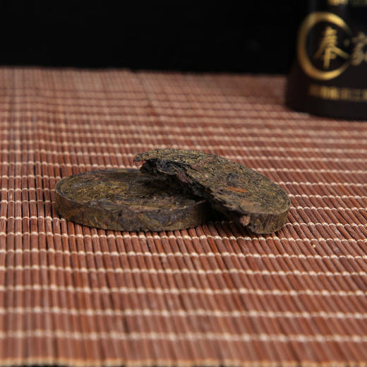 湖南奉家渠江薄片 新化黑茶正宗茶叶贡品礼盒装 安化黑茶发酵熟茶 商品图3