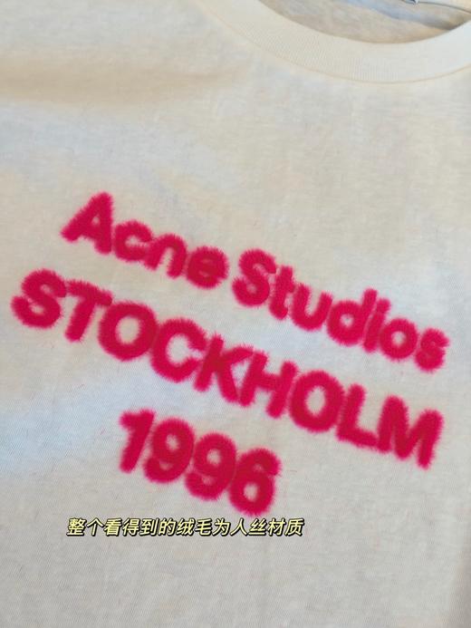 Acne Studio*26春夏新款1996植绒长袖➕短袖T恤 商品图14