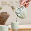 杭州西湖景区茶韵江南青瓷茶具礼盒一壶四杯 商品缩略图1