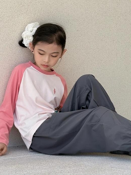 一店k （不费力穿搭系列！）3件/组！超省心啊！直接搭好的三件套！插肩袖T恤+条纹长袖+长裤 商品图5