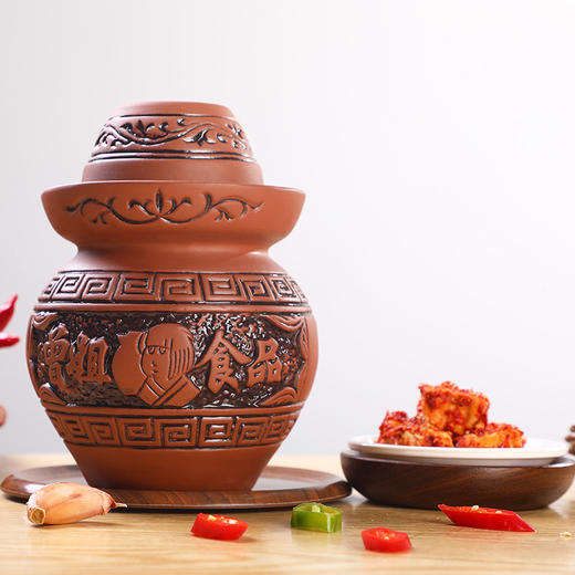 豆腐乳湖南特产发酵菌正宗白溪香辣霉豆腐无油下饭咸菜手工臭豆腐 商品图3