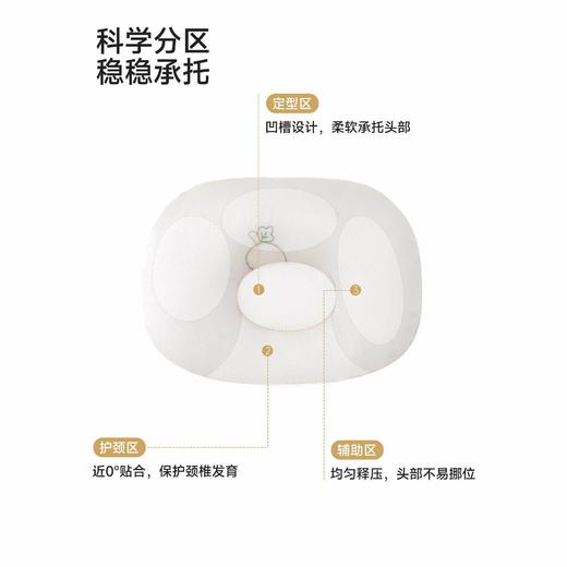 英氏婴儿枕头女宝宝男宝宝抑菌定型枕桑蚕丝真丝枕头YEZEJ0S005A 商品图1