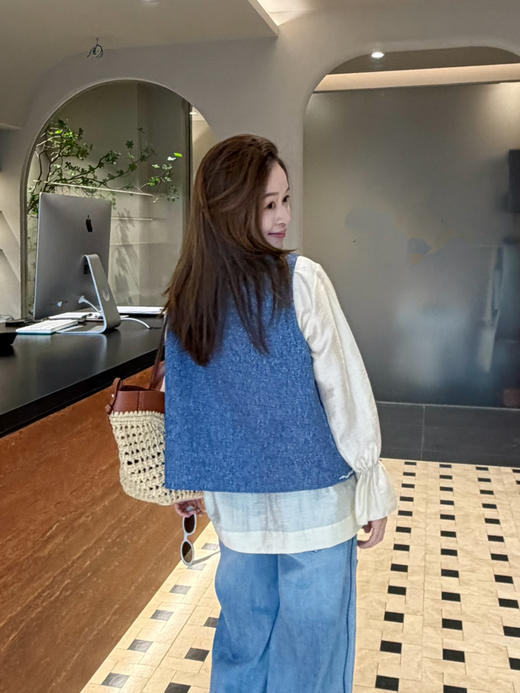 2603402    牛仔 绣珠刺绣🪡 马甲 春夏必备✌️ 商品图7