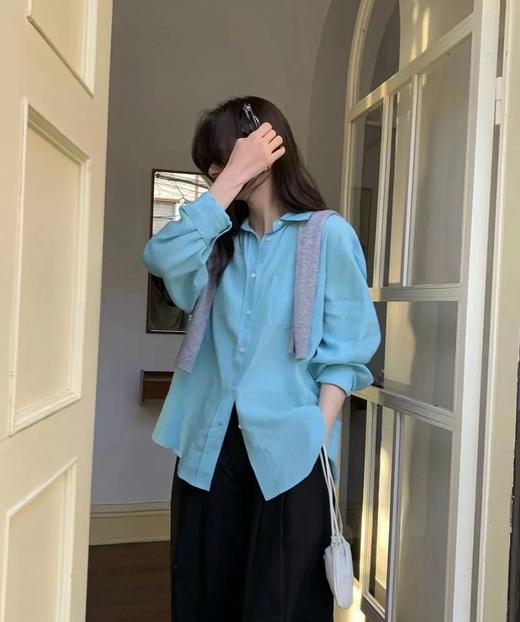 青乔慕染瓦尔登湖蓝衬衫3001 商品图1