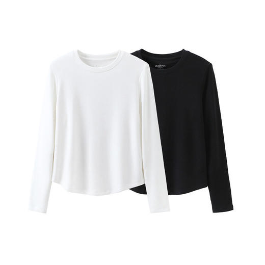 【高端面料】lulu宽松设计叠穿打底衫 商品图4