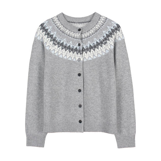 ESPRESSO费尔岛提花圆领开衫FWF101025E 商品图2