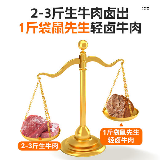 【袋鼠先生】轻卤牛肉55g  好牛肉只加盐 商品图3