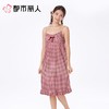 都市丽人睡衣女士睡衣薄家居服单面无尘棉睡衣女士无尘棉短袖裙有杯垫女装睡裙LHC6B1 商品缩略图1