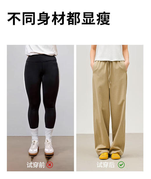 【高端莱赛尔】微松版 春夏女裤天丝棉显瘦直筒裤 商品图1