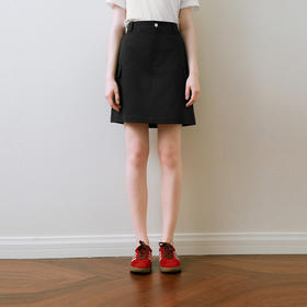 【商场同款】诗凡黎气质通勤半身裙2025夏新款挺括短裙3G4240041