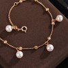 子佩集【星河点梦】银S925珍珠惜王妃手链【MLSL011】6mm珠镀金吊球2601 商品缩略图2