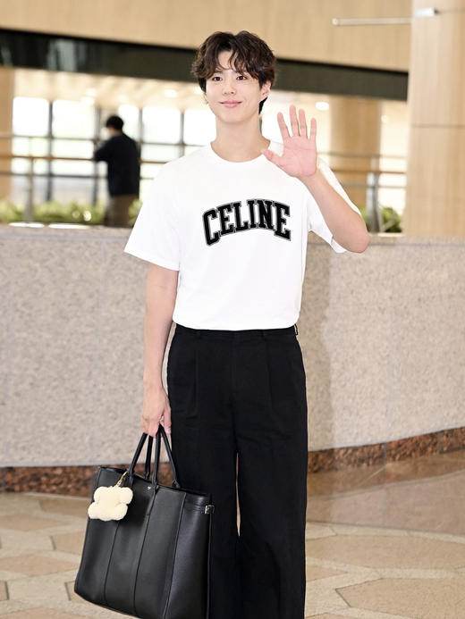 赛琳 25ss字母标识植绒印花短袖T恤 男女同款（DY） 商品图2