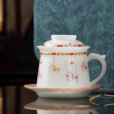 璞玉马年茶咖办公杯 商品图1