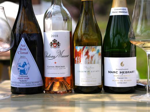 【春日出游一套搞定】马克艾博香槟+露纹艺术霞多丽+睦纱桃红+ABC伊莎贝拉黑皮诺干红套装 商品图0