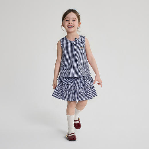 笛莎Deesha 2026年夏季新款小童女童裙套套装 商品图2