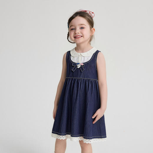 笛莎Deesha 2026年夏季新款小童女童U日常生活连衣裙连衣裙 商品图1
