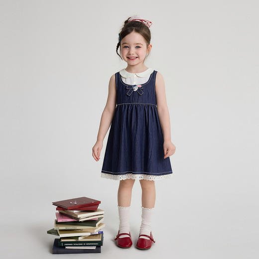 笛莎Deesha 2026年夏季新款小童女童U日常生活连衣裙连衣裙 商品图2