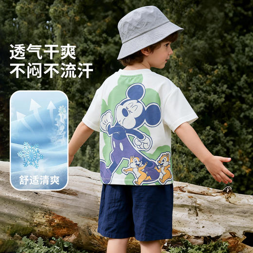 迪士尼纵野寻觅境夏季男童短袖T恤ZD2FS009 商品图2