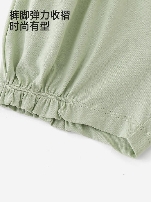 英氏女宝宝衣服套装夏季新款女童背心裤子外出中小童YRABJ2S022A 商品图4
