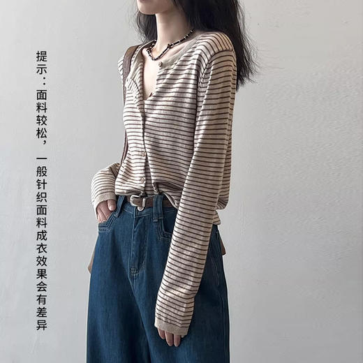 裁缝学苑AS652针织开衫外套纸样女装外搭圆领长袖上衣服装打板 商品图4