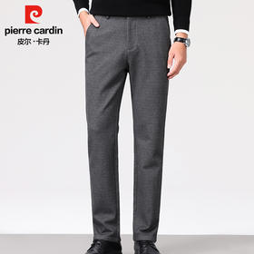 皮尔卡丹420克秋冬羊毛商务长裤针织裤PXX08012