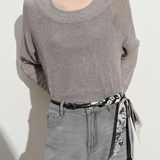 【商场同款】伊芙丽夏牛仔长裤1G4250531 商品图2