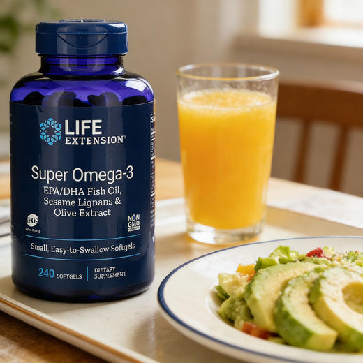 Life Extension Omega-3鱼油 240粒 /瓶 商品图4
