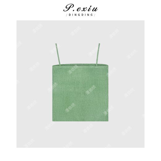 03-5潘依绣丁丁宠粉韩版毛衣吊带 Q4579 商品图1