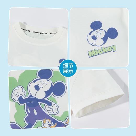 迪士尼纵野寻觅境夏季男童短袖T恤ZD2FS009 商品图7