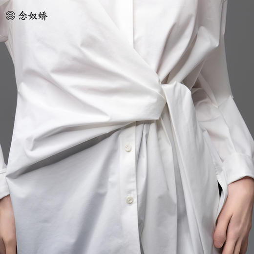 【商场同款】CNB6392 “ 白色围裹衬衫 ” 舒适与时髦并存 商品图4