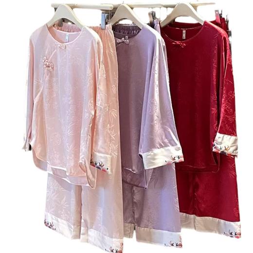 7天内发出【新中式国风睡衣套装】休闲舒适居家春夏薄款家居服 商品图4