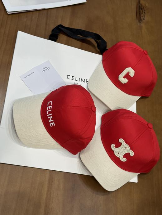CELINE红白色棒球帽系列 （CO） 商品图1