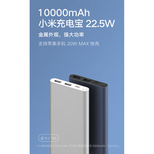 小米充电宝 10000mAh 22.5W 商品图1