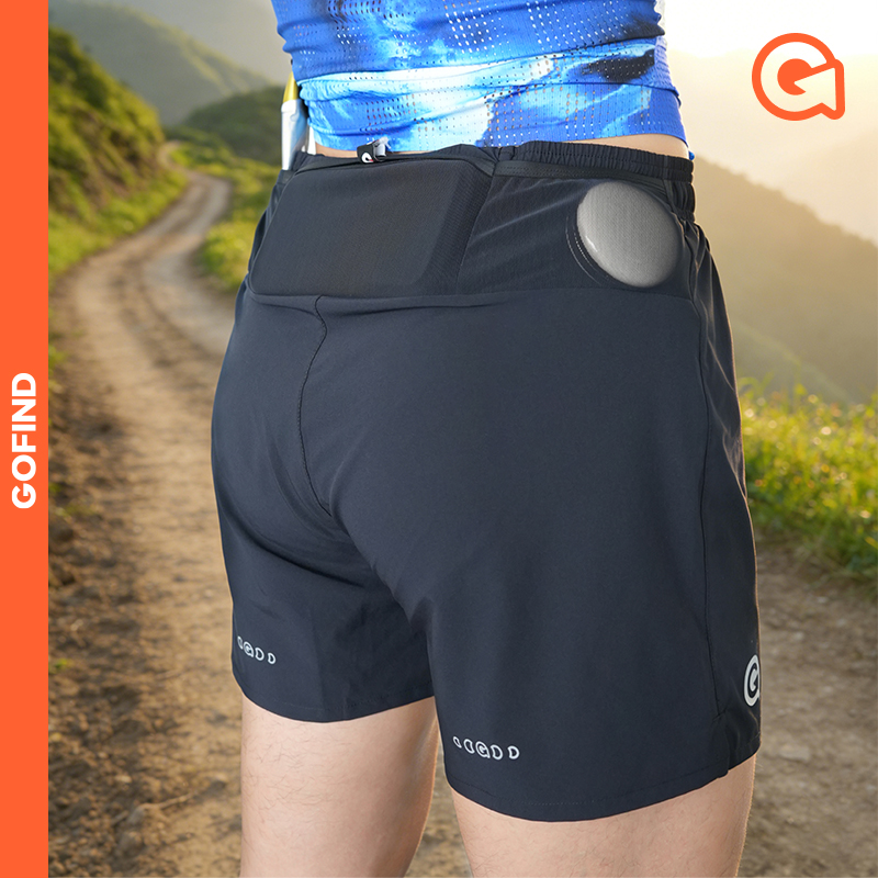 果凡云感速干短裤男女款  高透气反光夜跑运动裤E01GSMS319