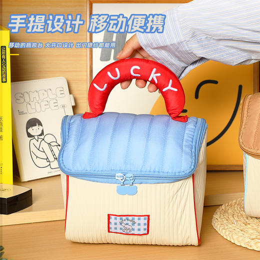 【便携❗️大容量】房子化妆包大容量女旅行洗漱护肤品分区收纳袋大容量便携礼品袋。ya 商品图3