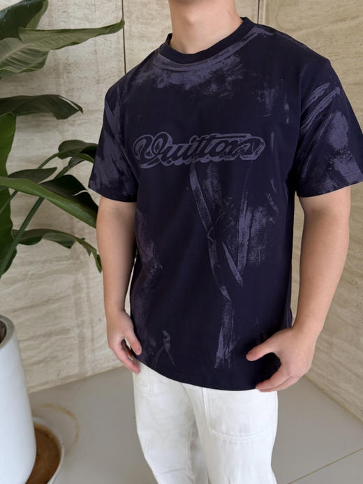 驴家 25ss叠印字母标识印花短袖T恤男女同款（DY） 商品图2