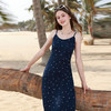 【100棉】三彩独醒2026夏季新款碎花吊带连衣裙A字裙长裙度假F 商品缩略图2