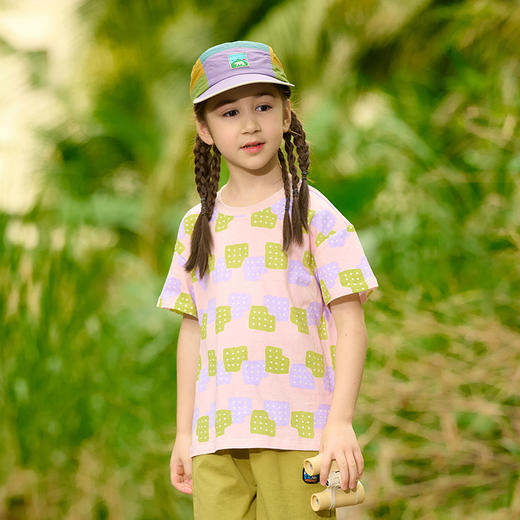 【10A抗菌纯棉】棉花堂夏款缤纷绵绵童装短袖T恤 --FA61149 商品图9