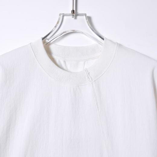 SDSA男装2026新款轻奢潮牌简约纯色割线肌理感圆领短袖T恤百搭 商品图2