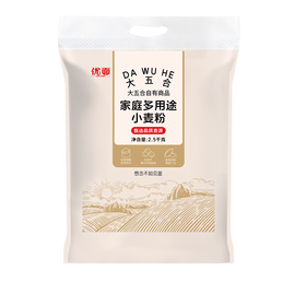 五合优面2.5kg家庭多用途小麦粉