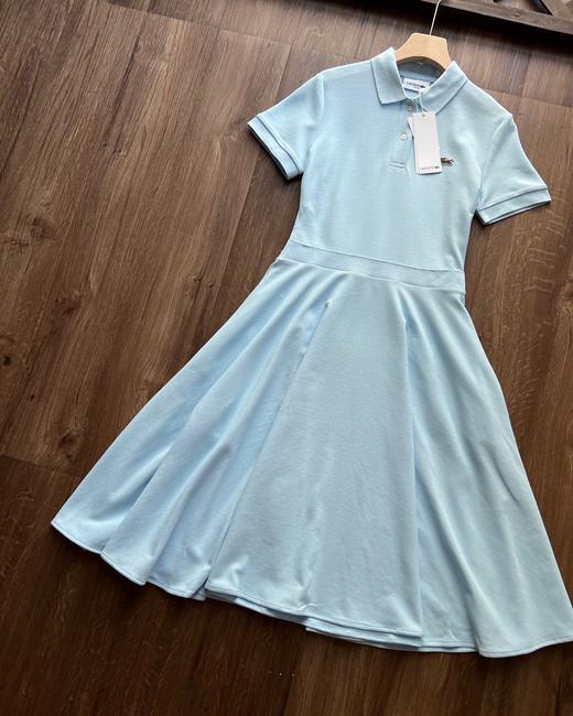 法国e鱼女装夏季新款法式优雅POLO短袖连衣裙女| 商品图4