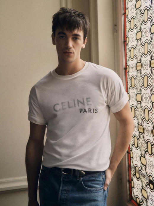 赛琳 25ss假两件胶浆印花短袖T恤 男女同款（DY） 商品图3