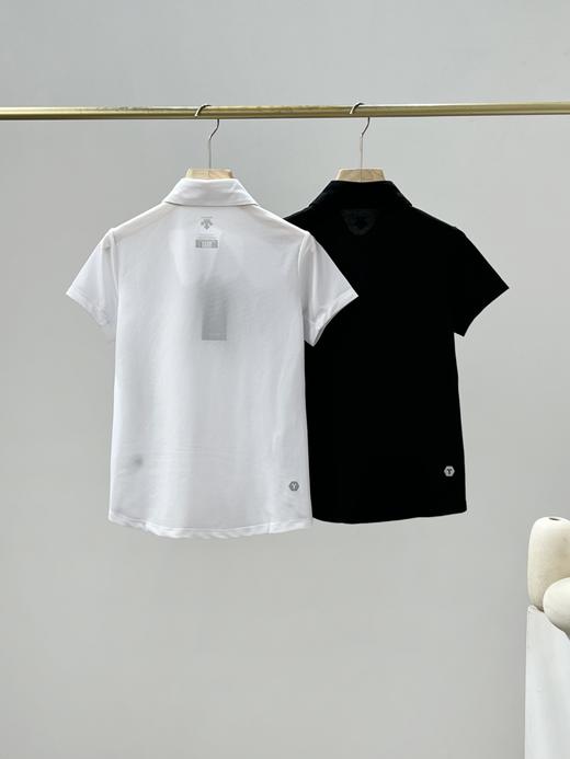 点此购买 迪桑特夏季女士TOUGH透气运动休闲翻领短袖POLO衫 qk 343149 商品图3