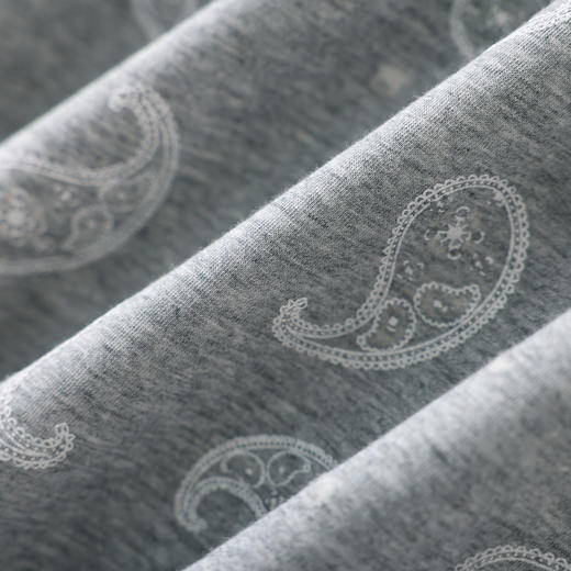 「高货wl」全新升级【铂金会员192/天猫259/差价67】(12502)洛诗琳气质宽松腰果烧花短袖2026夏季新款下摆开衩休闲T恤 商品图3