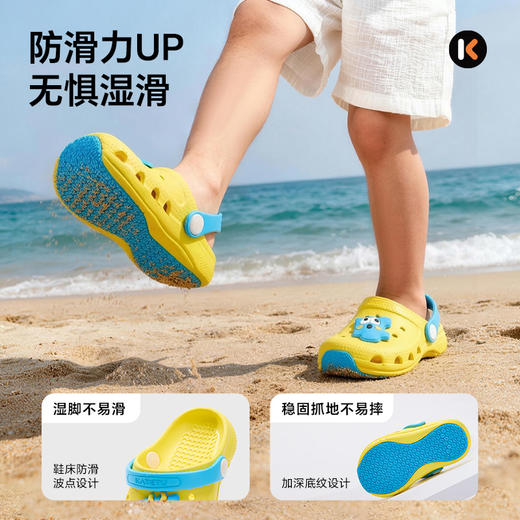 卡特兔童鞋儿童凉拖鞋2026年夏季新品外穿洞洞鞋软底防滑儿童凉鞋 商品图3