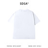SDSA男装2026新款高贵轻奢美式复古刷漆印花字母圆领短袖T恤百搭 商品缩略图4
