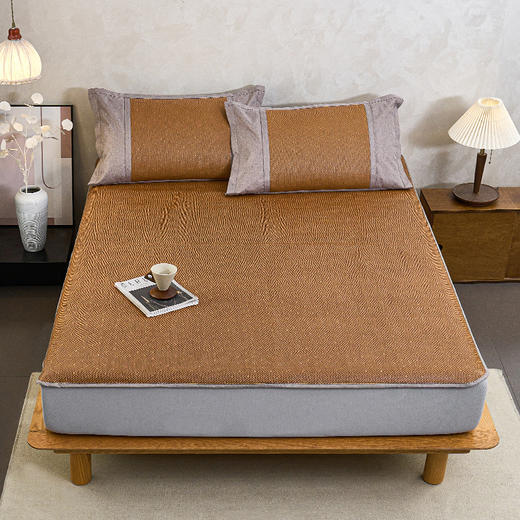 多喜爱 藤席/席子-私享生活（绑带款/笠围款）对枕套 天然选材 编织清凉 植物选材 细密编制 柔软光滑 蜂窝气孔 无痕折叠 无毛刺 加宽包边 商品图9