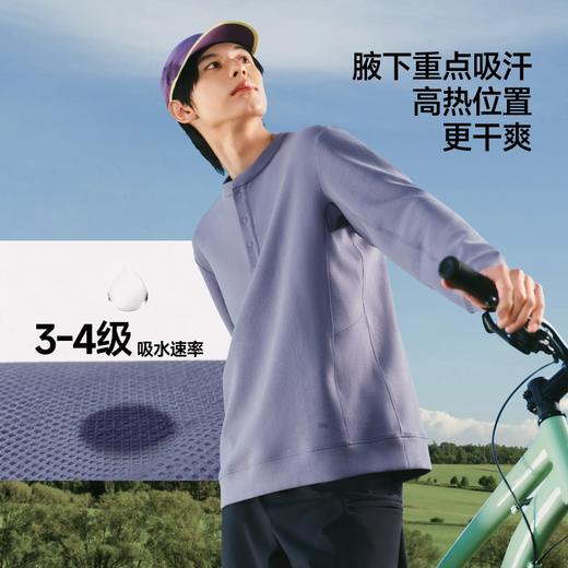 蕉下男士排汗功能打底衫（亨利领）DR029 商品图2