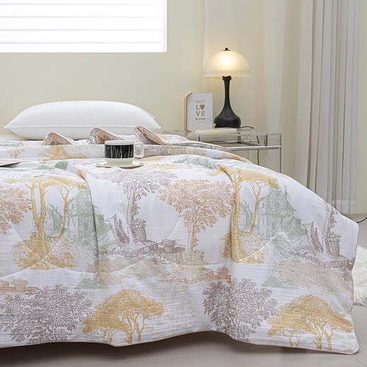 杉杉家纺 泡泡纱夏凉被-北欧小镇 商品图1