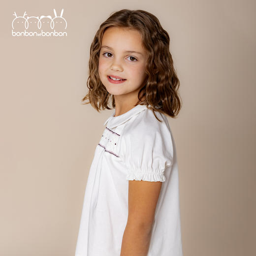 彼得潘领手工打揽针织上衣 商品图1